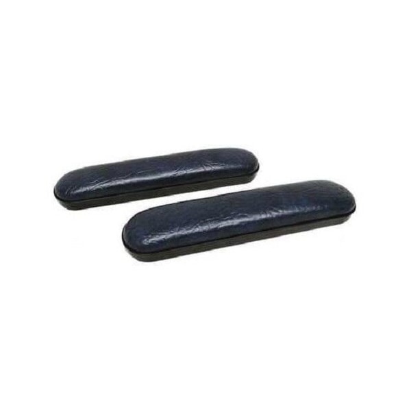 Invacare 9 Inch Desk Length Wheelchair Padded Armrests Dark Blue